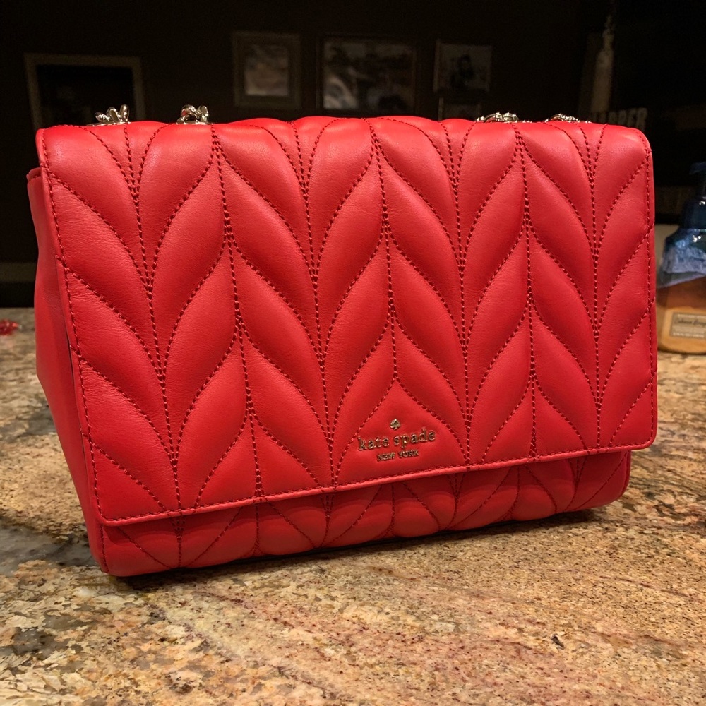 Red Quilted Kate Spade